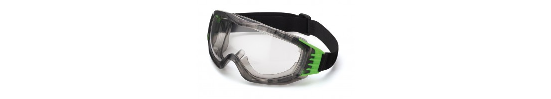 Gafas seguridad protección ocular montura integral, EPI. Ancasber.