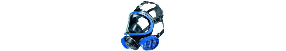 Máscaras completas de protección para las vías respiratorias. Amplia gama de filtros